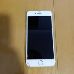 iPhone 6 ゴールド 本体 画面ひび割れ