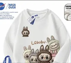 Labubu トレーナー 白 裏毛150cm