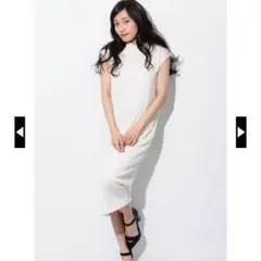 egoist フレンチスリーブタートルワンピース