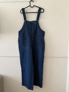 ダークブルー サロペット デニム