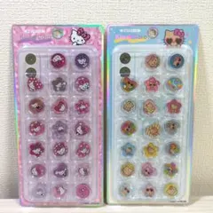 Kira☆Coro キラコロ サンリオ おはじきシール 2枚セット　キティ日焼け