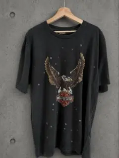 90s ハーレーダビッドソン イーグル リボン Tシャツ ビンテージ 鷲 90s ハーレーダビッドソン イーグル リボン Tシャツ ビンテージ 鷲