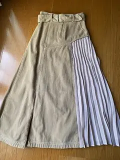 チャオパニック　ベージュ ロングスカート F