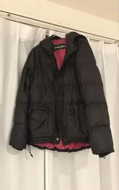【美品】EAST BOY フード付きダウンジャケット ブラック