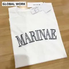 新品/GLOBAL WORK★リッチクリーンプリントT半袖　Mサイズのサムネイル