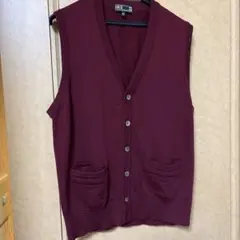 DAKS エンジ　メンズベスト　新品同様のサムネイル