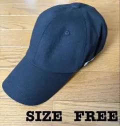 美品 新品/未使用 黒 フリーサイズ キャップ シンプル