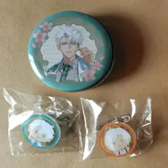 刀剣乱舞 御伴散歩 御伴クリアバッジ プチキャン 3点セット