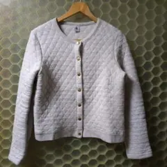 キルティング カーディガン