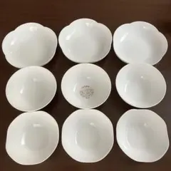 【未使用】ヤマザキ春のパン祭り ホワイト皿9枚セット