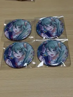 プロセカ　初音ミク　缶バッジ4個セット