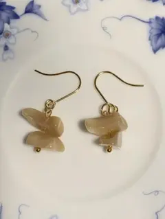 ピアス　ハンドメイド　マザーオブパール
