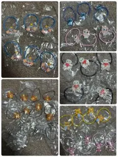 ディズニーキャラクター Twinkleゴム コンプリート　ガチャ