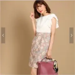 新品タグ付き ボンメルスリーアナトリエ ワンピース 36