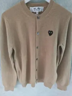 PLAY COMME des GARÇONS ベージュ カーディガン