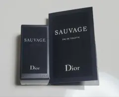新品未開封　ディオール　ソヴァージュ オードゥ トワレ　10mL & 1mL
