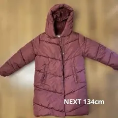 NEXT バーガンディ フード付き　130-140