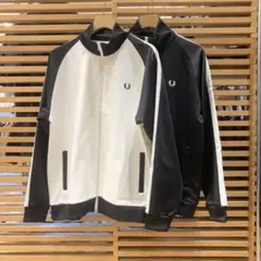 FRED PERRY BEAMSコラボ 別注トラックジャケット ホワイト