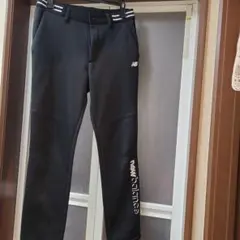 new balance メンズゴルフパンツ ブラック
