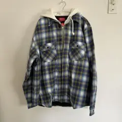 Supreme フード付き チェックシャツ ブラック Sサイズ 26 - メルカリ