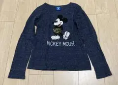 Disney Jeans ミッキーマウス 長袖カットソー 140㎝