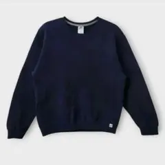 RUSSELL ATHLETIC スウェット　無地　トレーナー　ネイビー　L