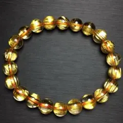 ⭐︎【天然】タイチンルチルクオーツ ブレスレット 8.5mm 20.11g