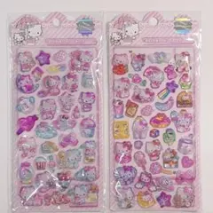 ハローキティ ボンボンドロップシール2枚セット