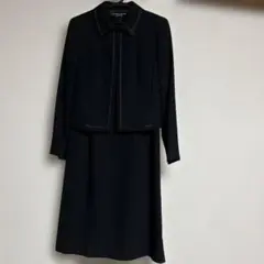 美品✨東京ソワール　ブラックフォーマルスーツ　MICHIKO LONDON 7号