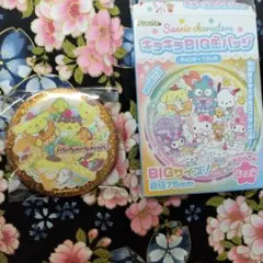 サンリオキャラクターズ　キラキラBIG缶バッジ