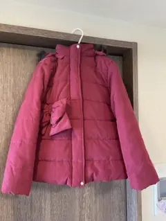 グリーンレーベルリラクシング　リボン付きダウンコート　135