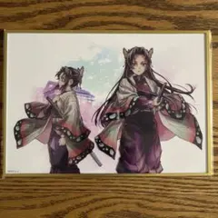 鬼滅の刃 「繋ぐ」描き下ろしイラスト ビッグポスター しのぶとカナエ