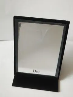 【新品・未使用】ディオール Dior ノベルティ　ベロア折り畳み式卓上ミラー