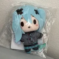 【新品未使用】プロジェクトセカイ ふわぷちマスコット 初音ミク バツミク ①