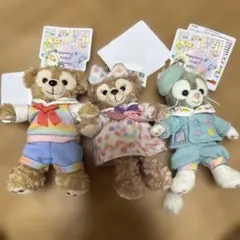 ダッフィー ぬいぐるみバッチ タグ折れあり