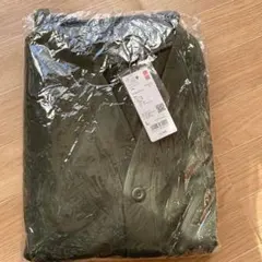 スウェットカーディガン L ダークグリーン