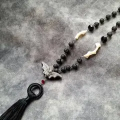 天然石と房飾り ❇︎ ネックレス