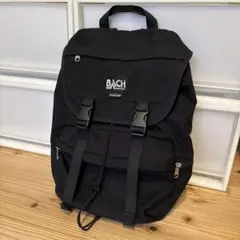 BACH ブラック バックパック　リュック　マザーズバッグ