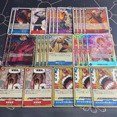 ONE PIECEカード サンジ デッキパーツまとめ売り 26枚