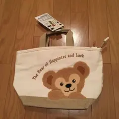 TDS ダッフィー サガラ 刺繍 コーデュロイ ショルダー トート バッグ