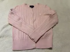 Polo Ralph Lauren ピンク ケーブルニット 130