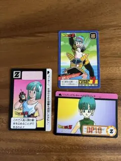 90年代当時物ドラゴンボールZカードダス99番ブルマ - メルカリ