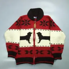 7616 ファーストダウン カウチンニットセーター メンズ L