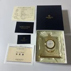 MIKIMOTO ミキモト 置時計 記念品