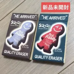신품 미개봉 당시 물건 미스터 친화 SPAPA 지우개 빨강 하늘색 2점