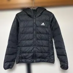 adidas アディダス　エッセンシャルズ ライトダウン フード付きジャケット