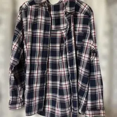 INGNI ネイビー系チェック 長袖シャツ