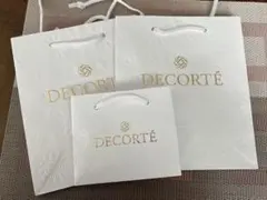 DECORTÉ ショップ袋 3点セット