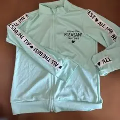 ミントグリーン ジップアップ　　ラッシュガード　　p