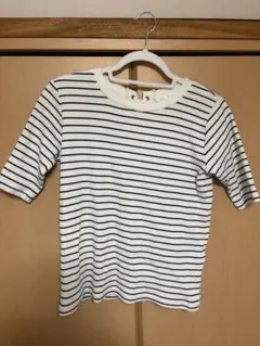 COLZA ボーダー柄 半袖カットソー